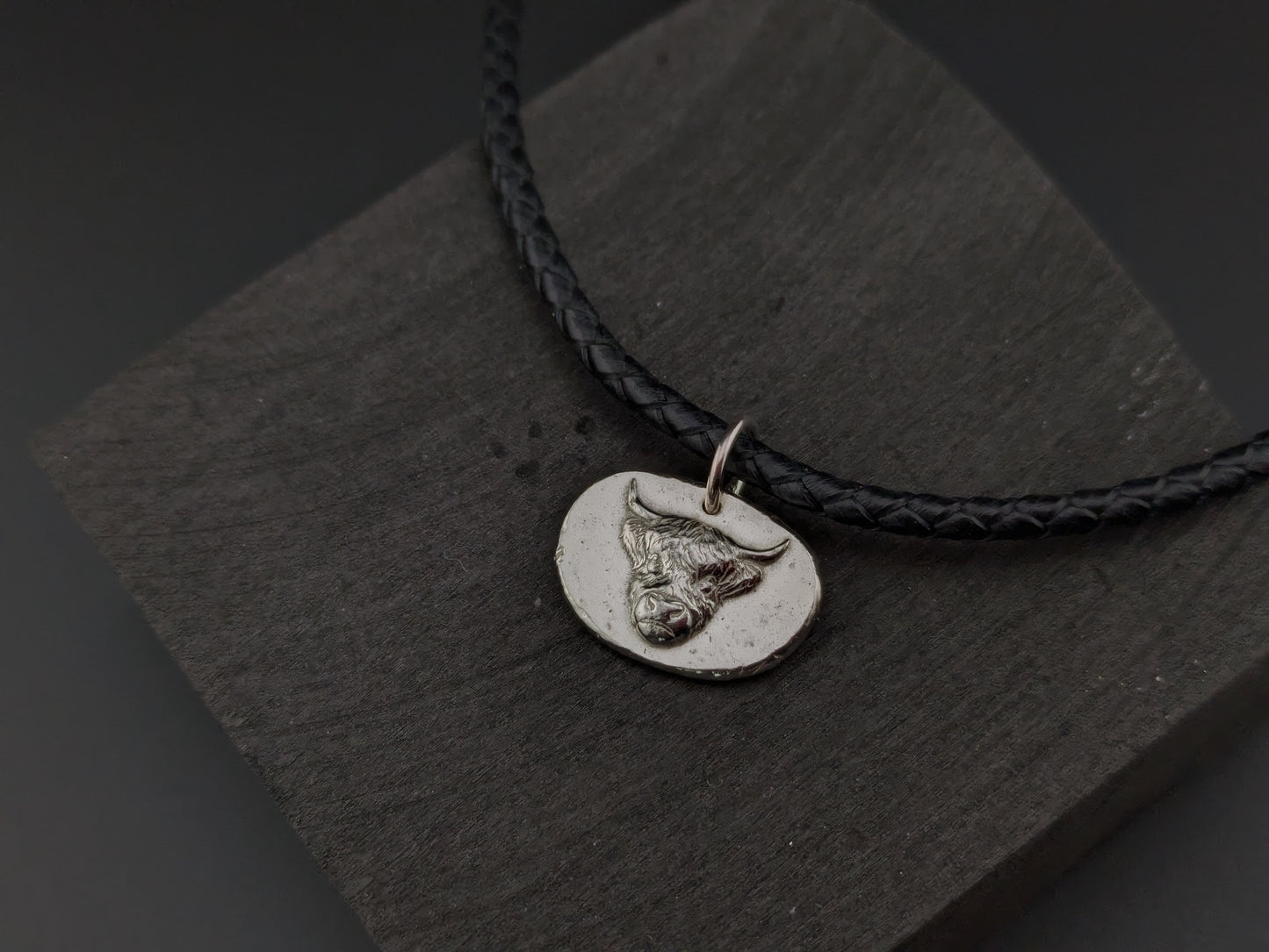 3D Highland Cow Pendant