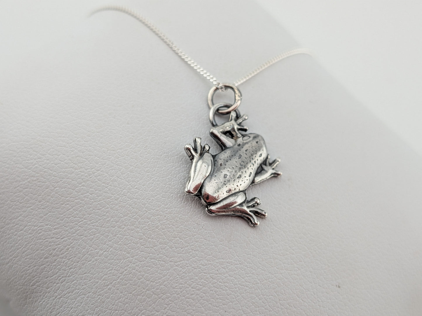 Sterling Silver Frog Pendant