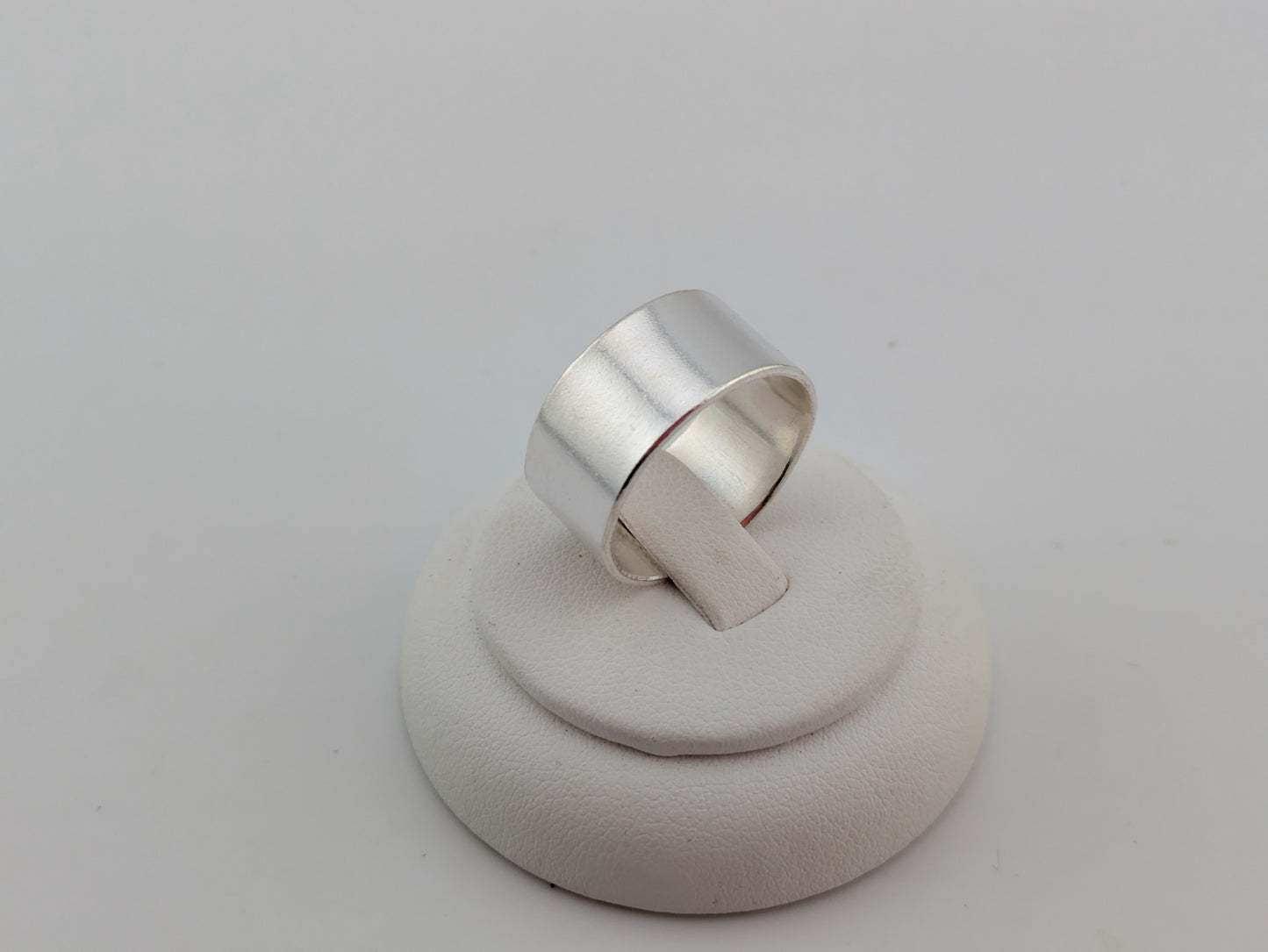 Wide Band Sterling Silver Ring