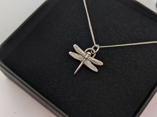 Sterling Silver Dragonfly Pendant