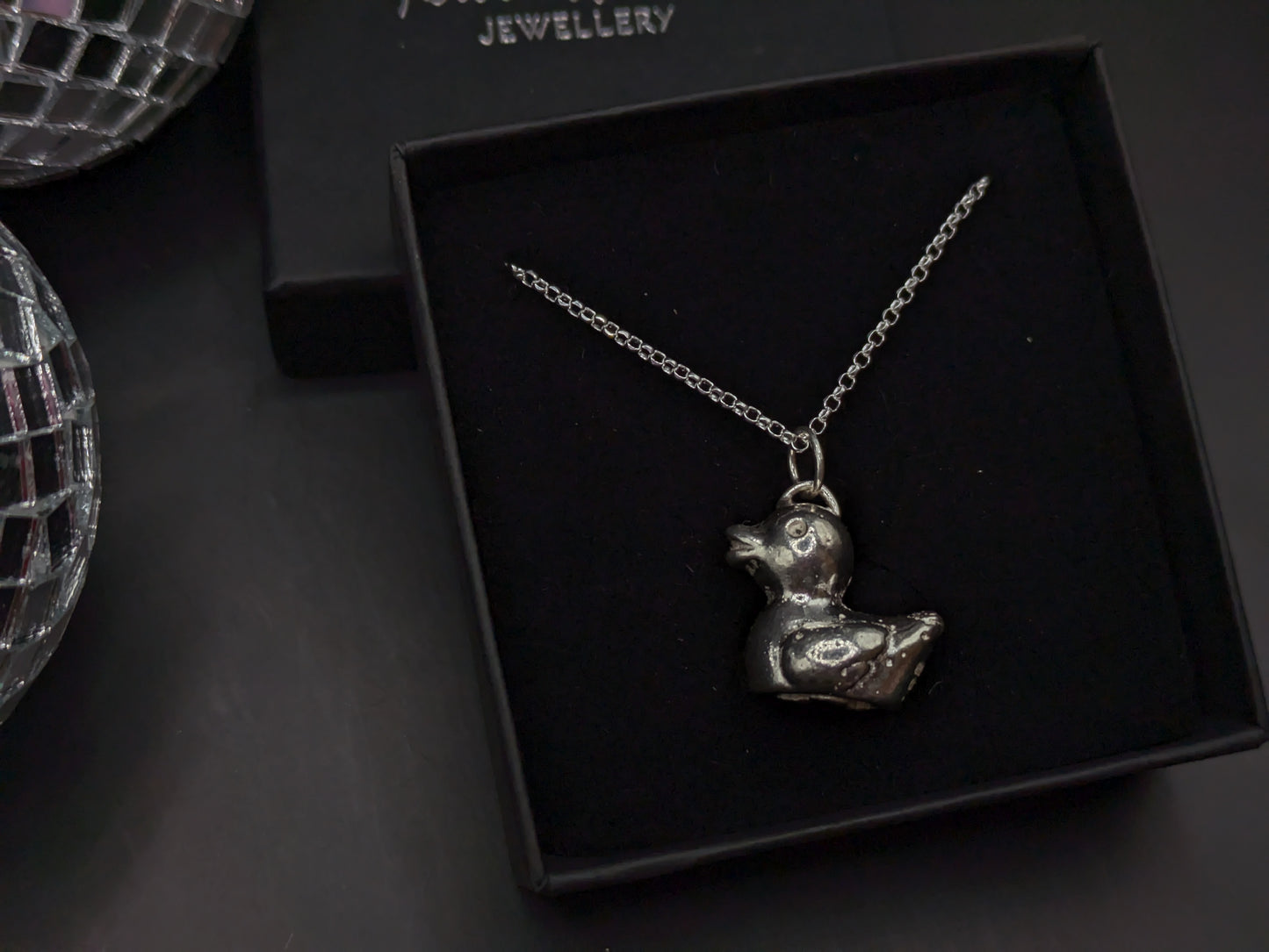Sand Cast 3D Duck Pendant