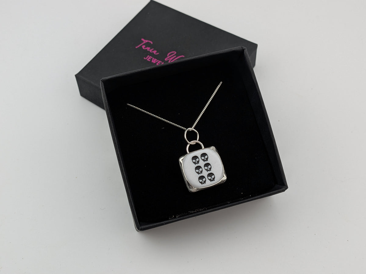 Skull Dice Necklace
