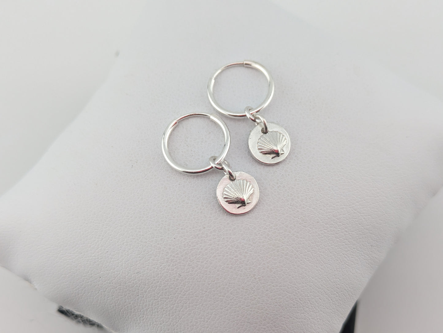 Sea Shell Drop Hoops