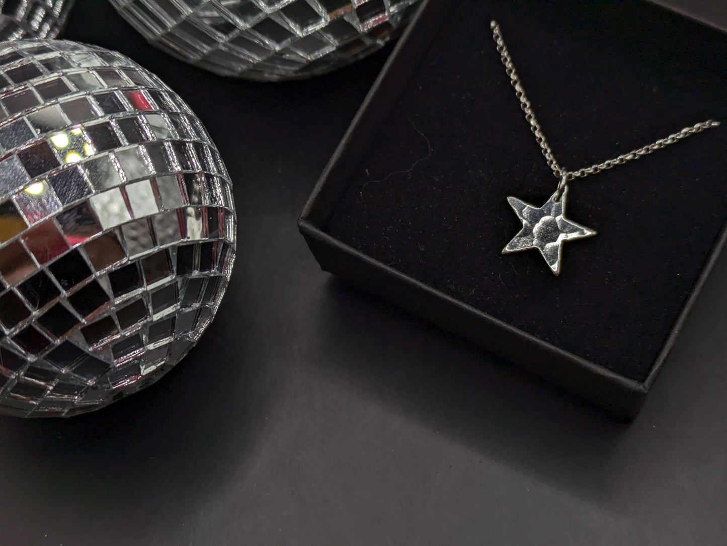 Hammered Star Necklace