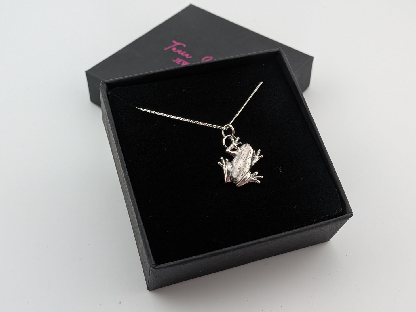 Sterling Silver Frog Pendant