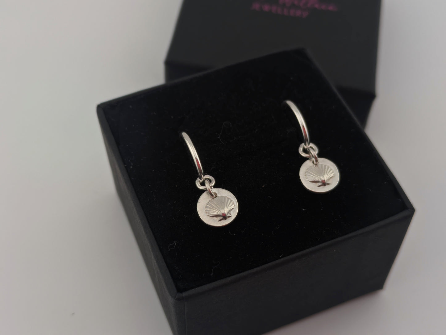 Sea Shell Drop Hoops