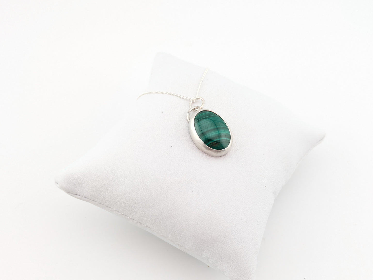 Oval Malachite Pendant