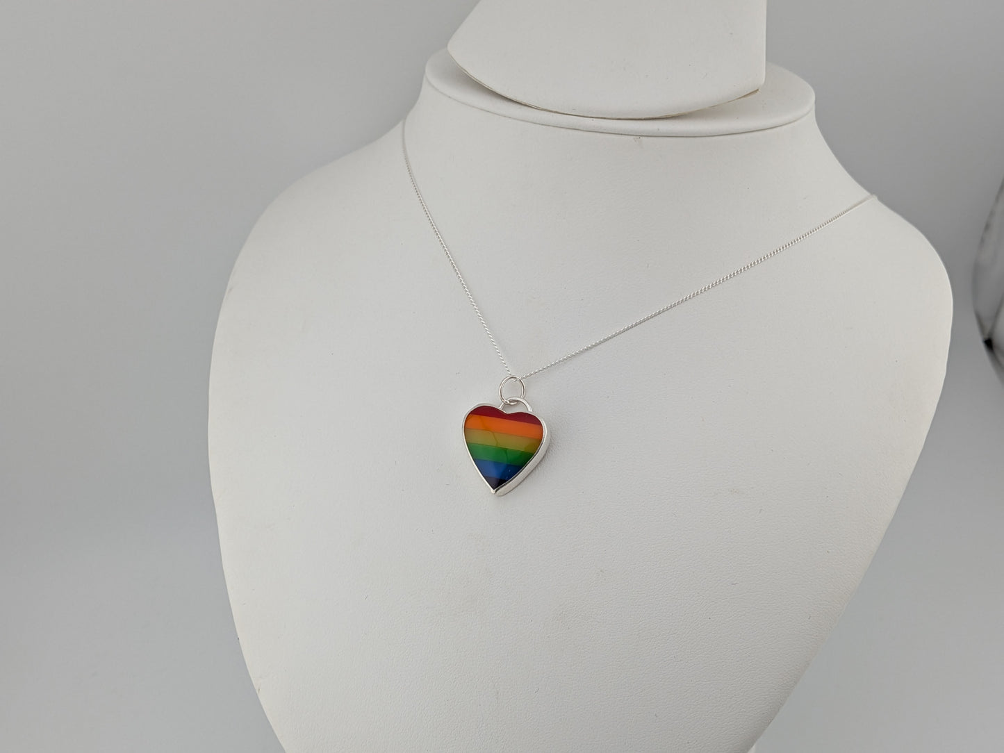 Rainbow Heart Pendant