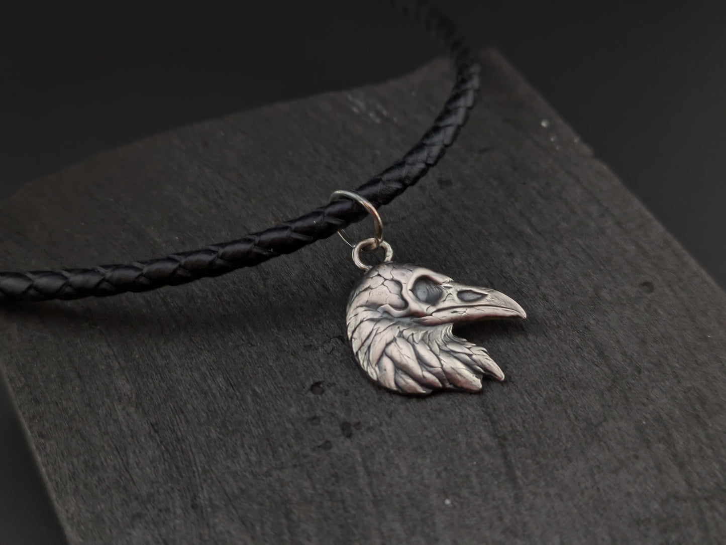 Raven Skull Pendant
