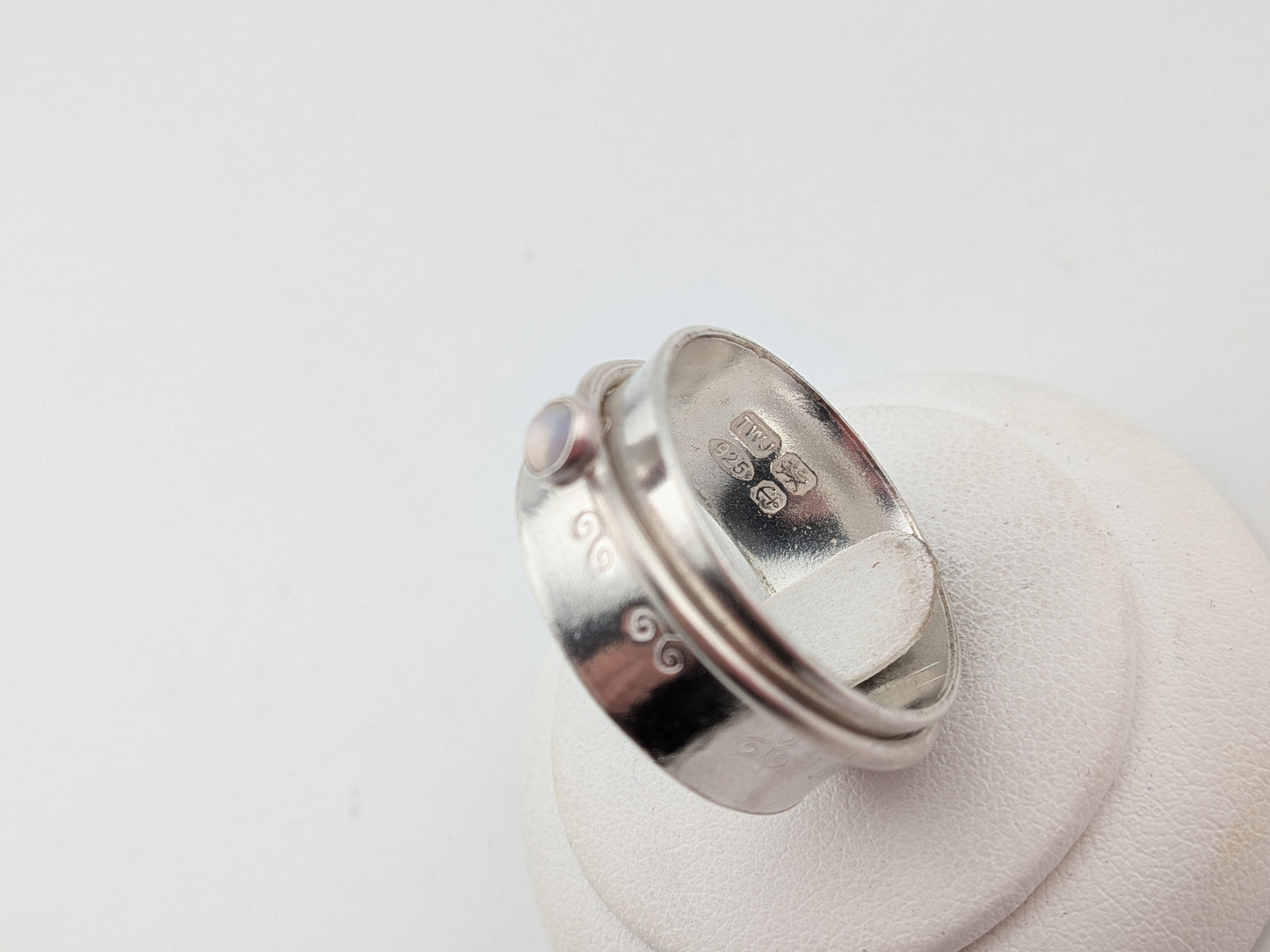 Rainbow Moonstone Celtic Spinner