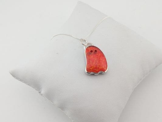 Glitter Opal Ghost Pendant