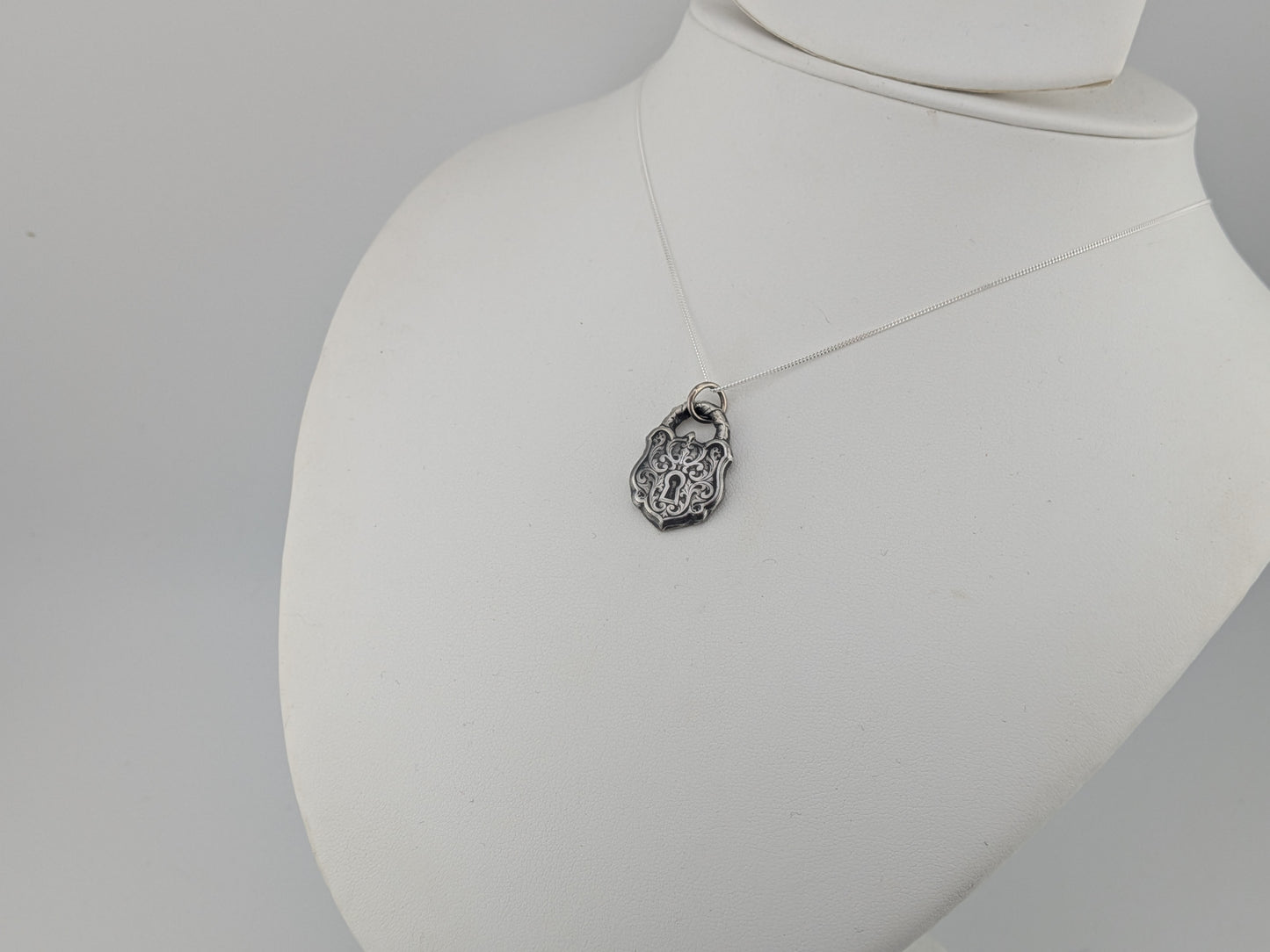 Ornate Padlock Style Pendant