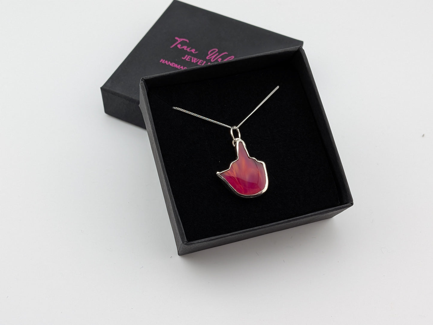 Aurora Opal Middle Finger Pendant