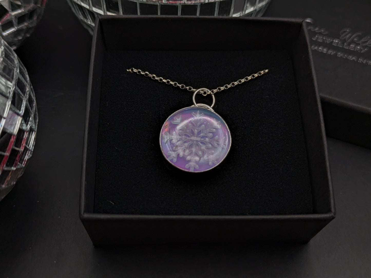 Aurora Opal Snowflake Pendant