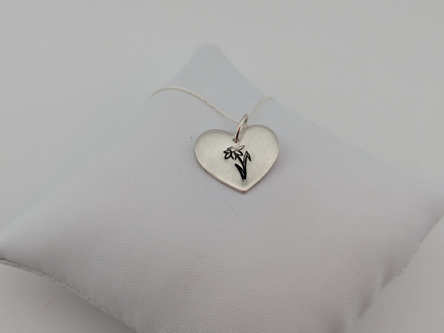 Daffodil Heart Pendant