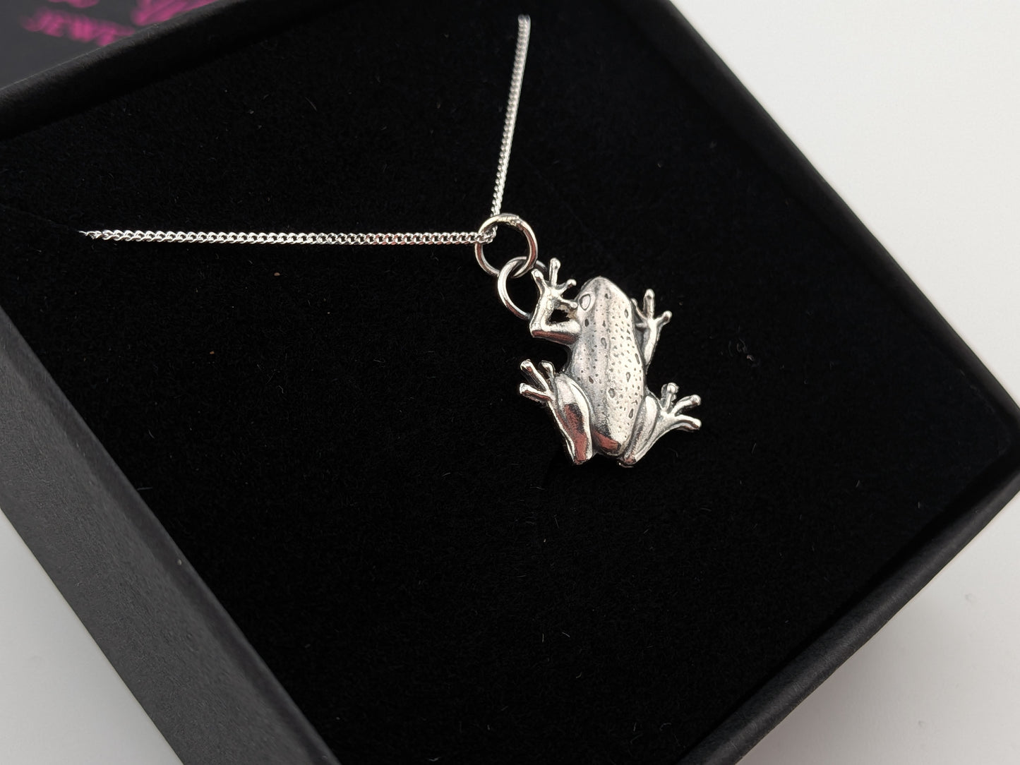 Sterling Silver Frog Pendant