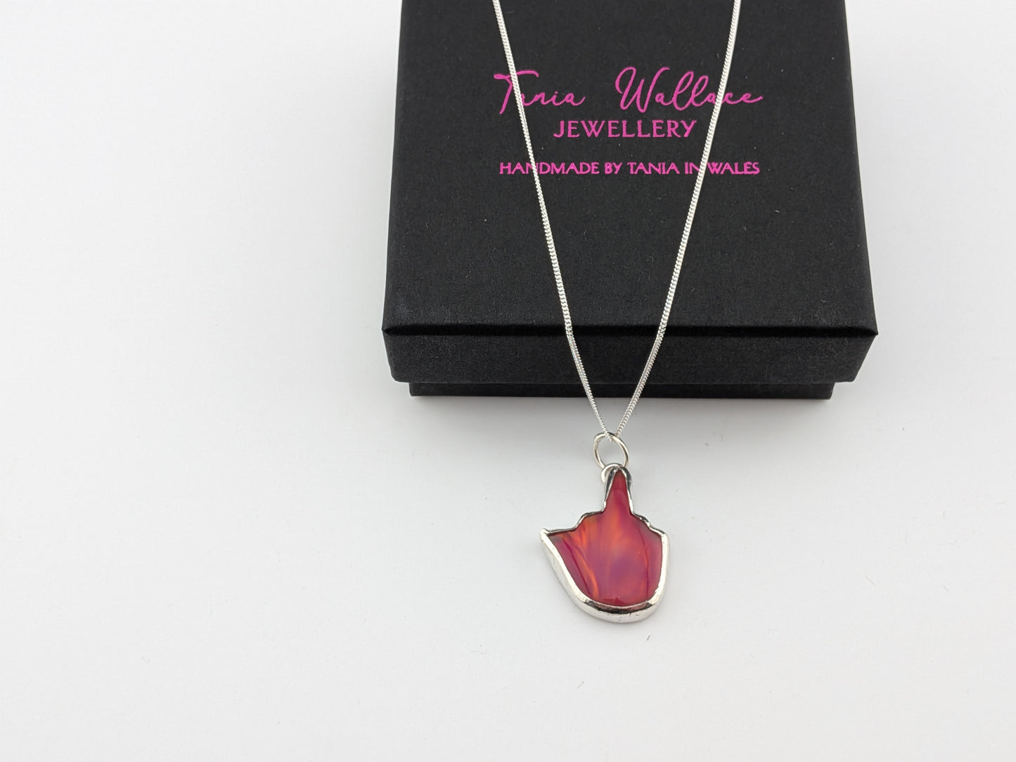 Aurora Opal Middle Finger Pendant