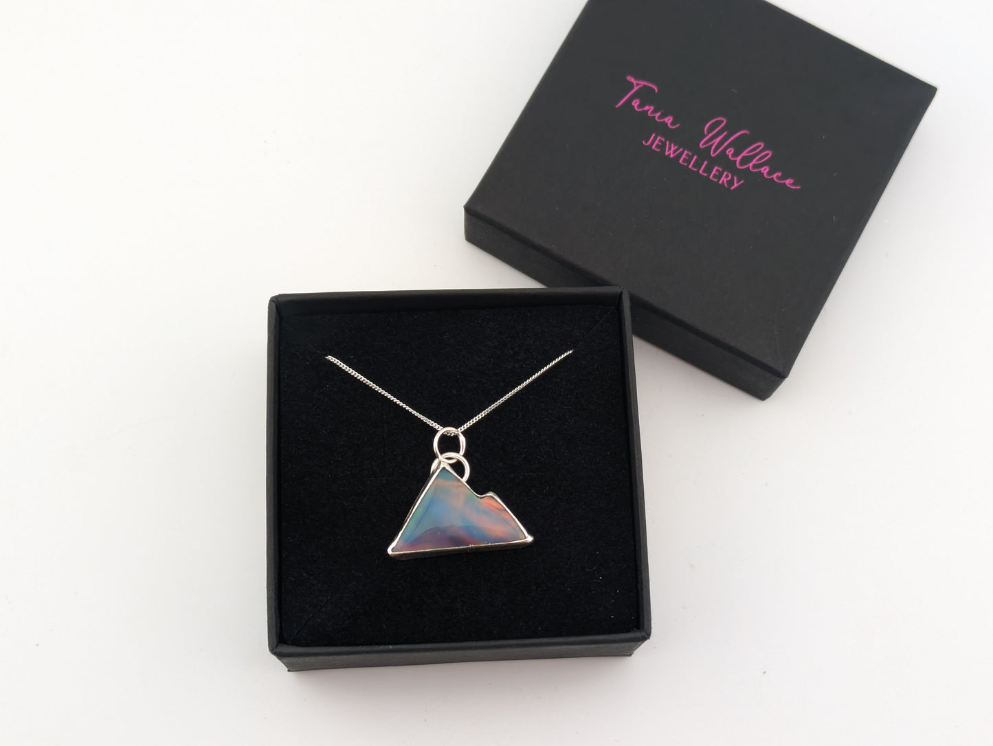 Aurora Opal Mountain Pendant
