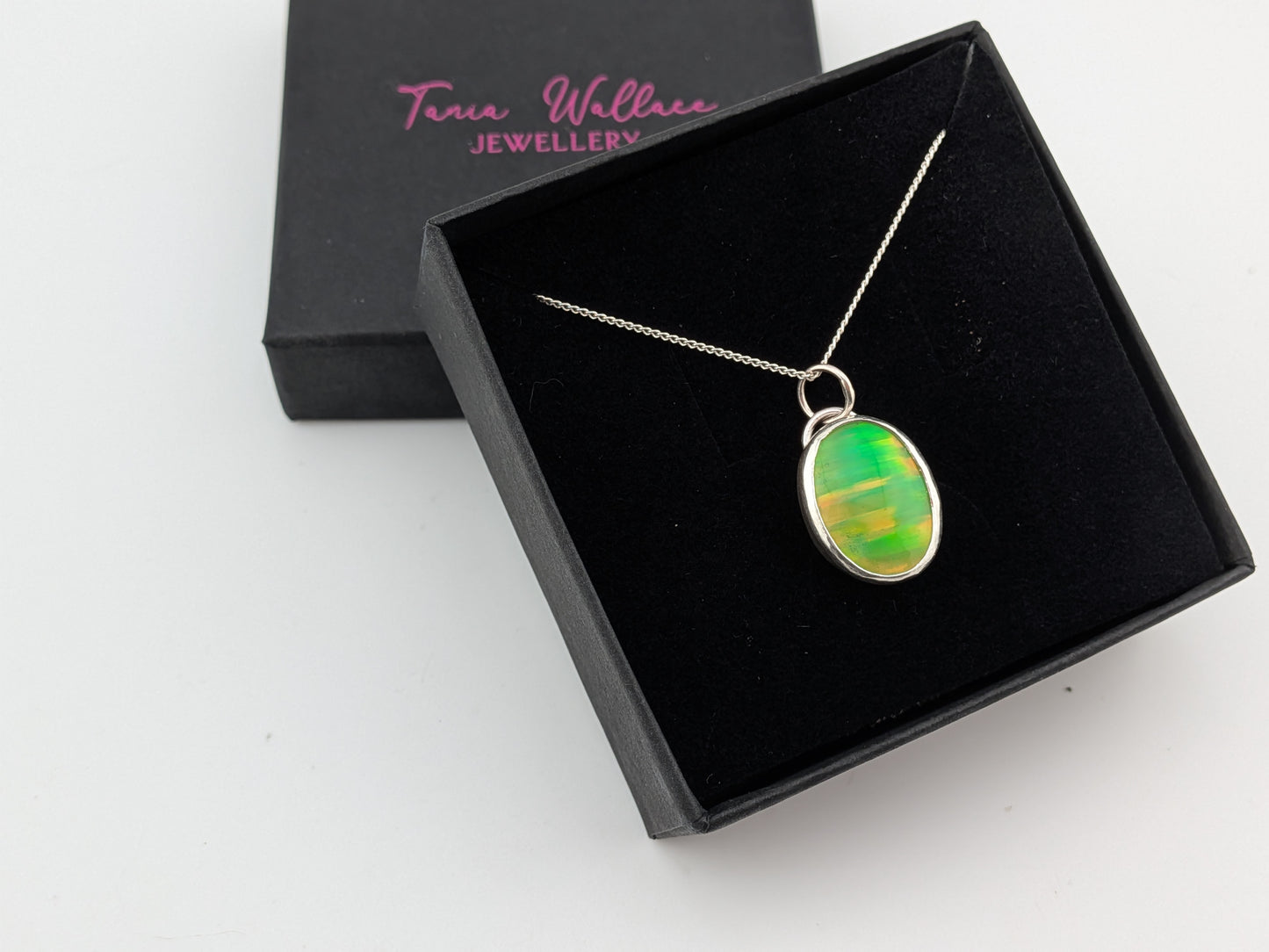 Juicy Green Bello Opal Pendant