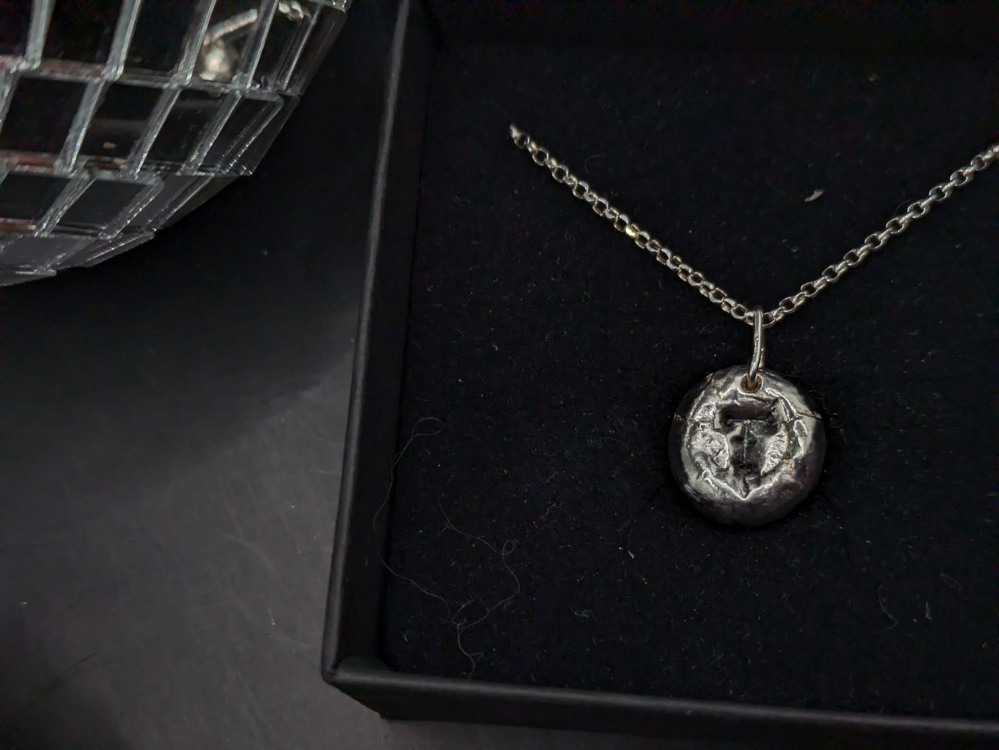 Solid Silver Initial Pendant