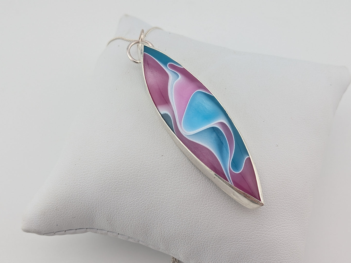 Pink and Blue Pendant