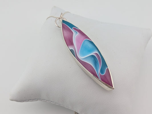 Pink and Blue Pendant