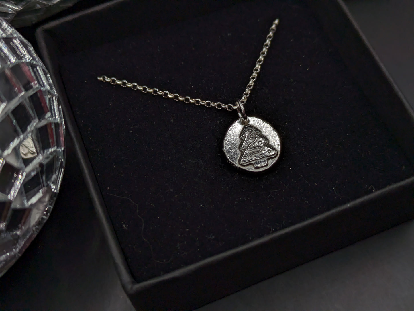 Christmas Tree Cookie Necklace