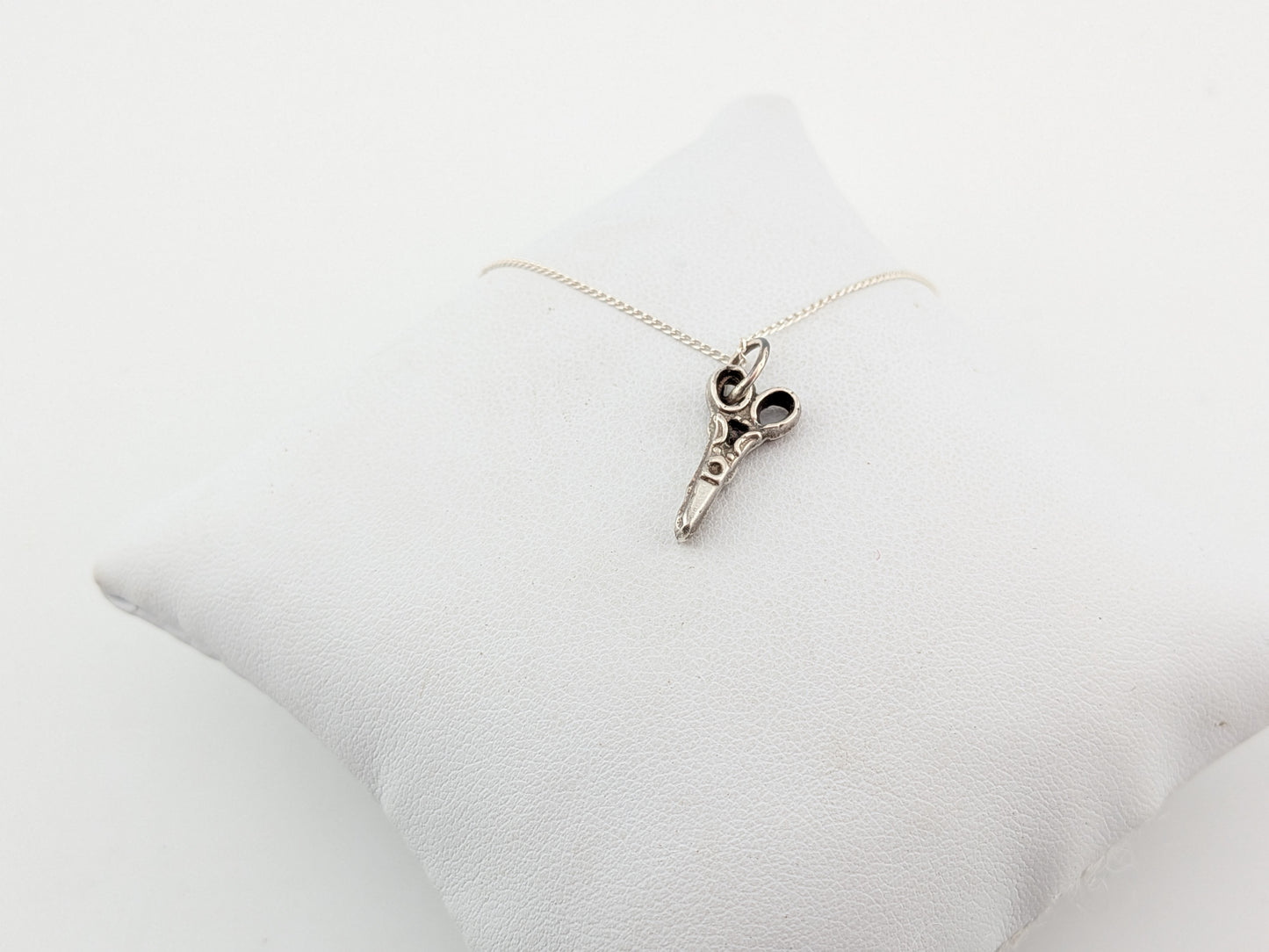 Sterling Silver Scissors Necklace