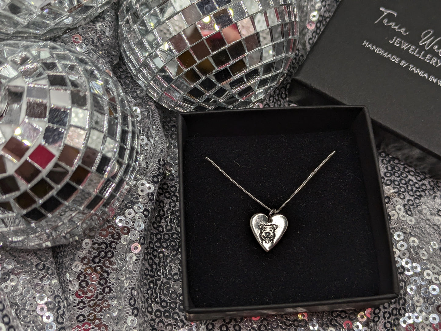 Terrier Heart Pendant