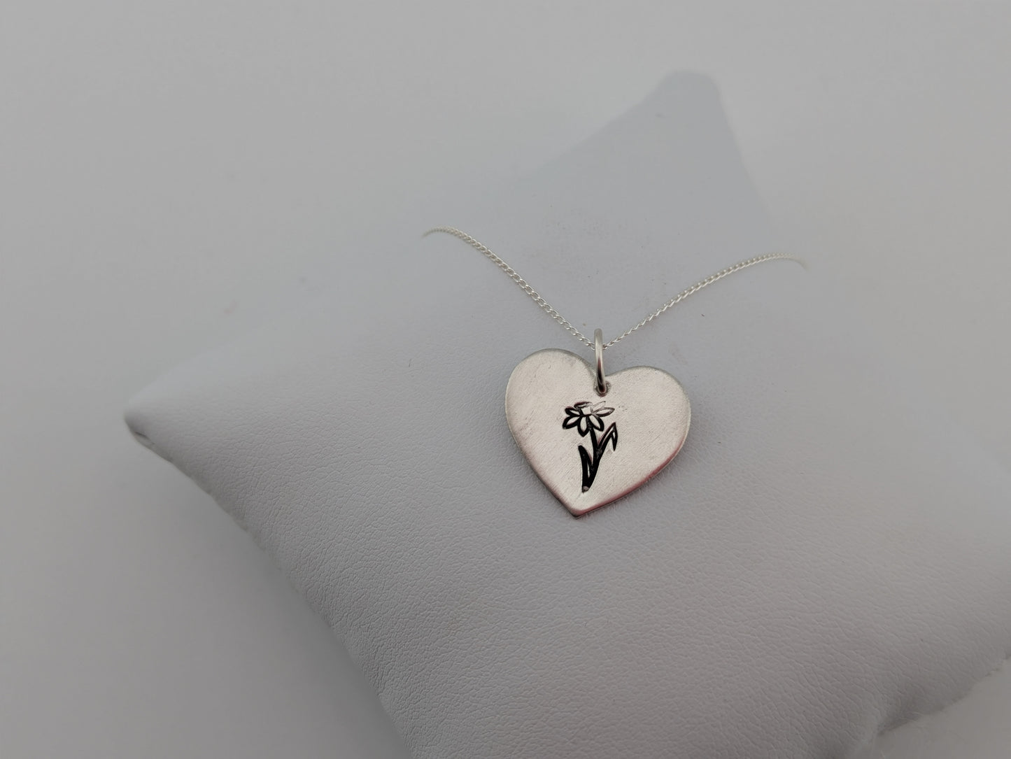 Daffodil Heart Pendant
