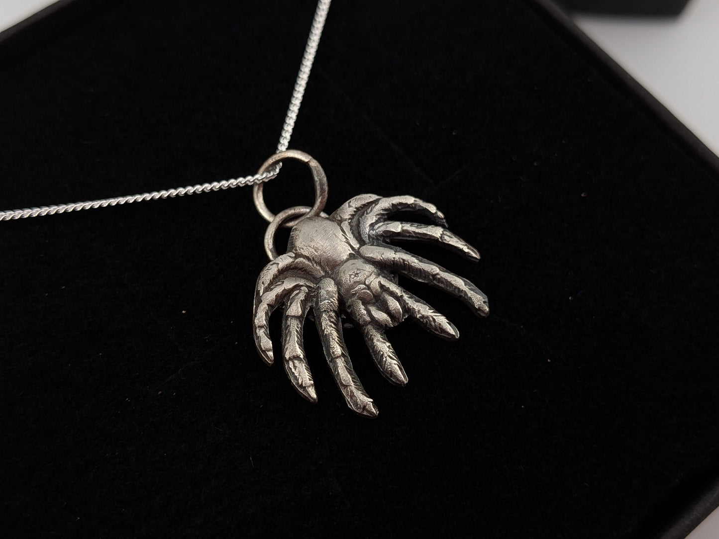 Sterling Silver Tarantula Spider Pendant