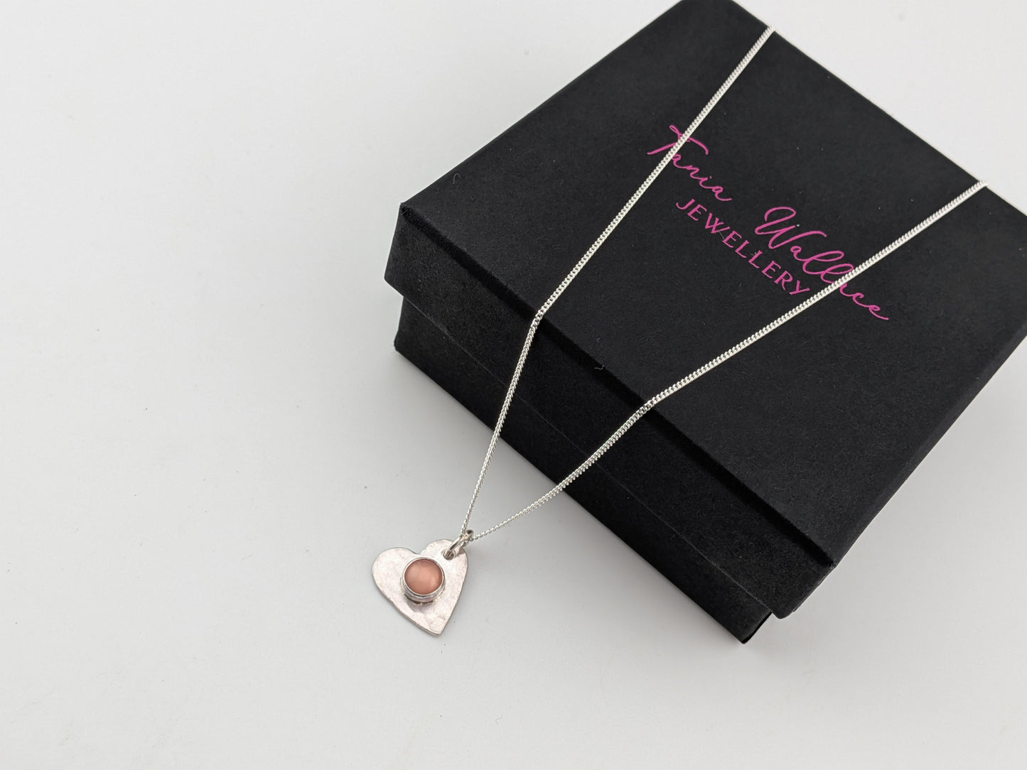 Mother of Pearl Heart Pendant