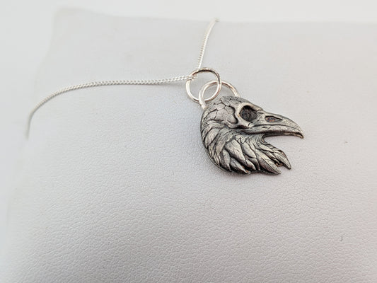 Raven Skull Pendant