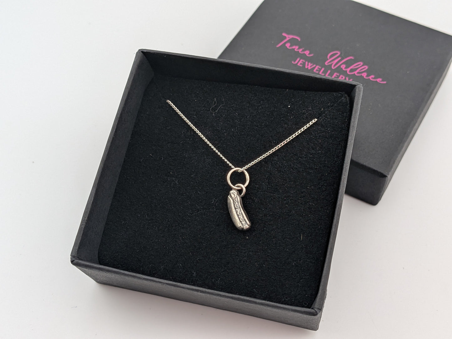 Sterling Silver Fast Food Pendant