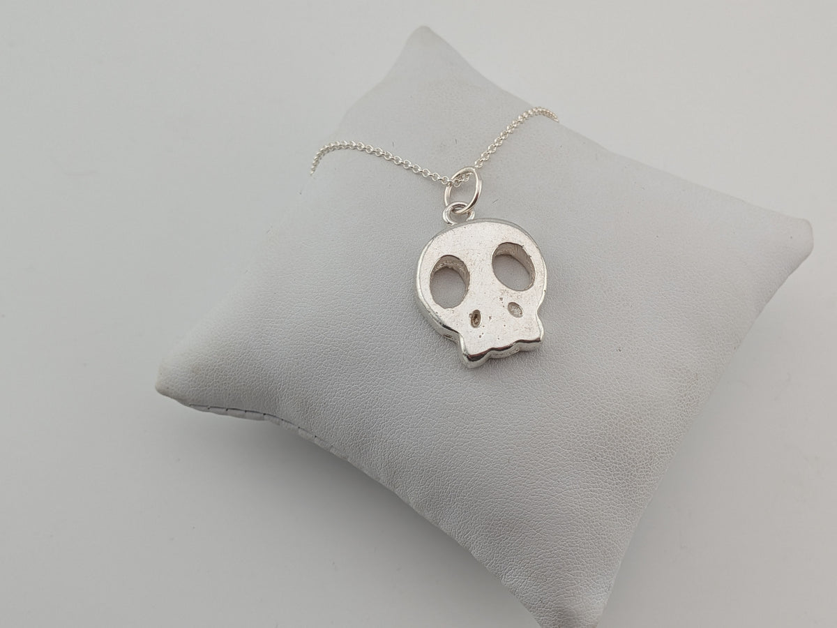 Sand Cast Skull Pendant