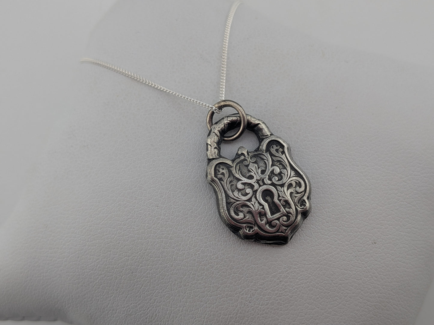 Ornate Padlock Style Pendant