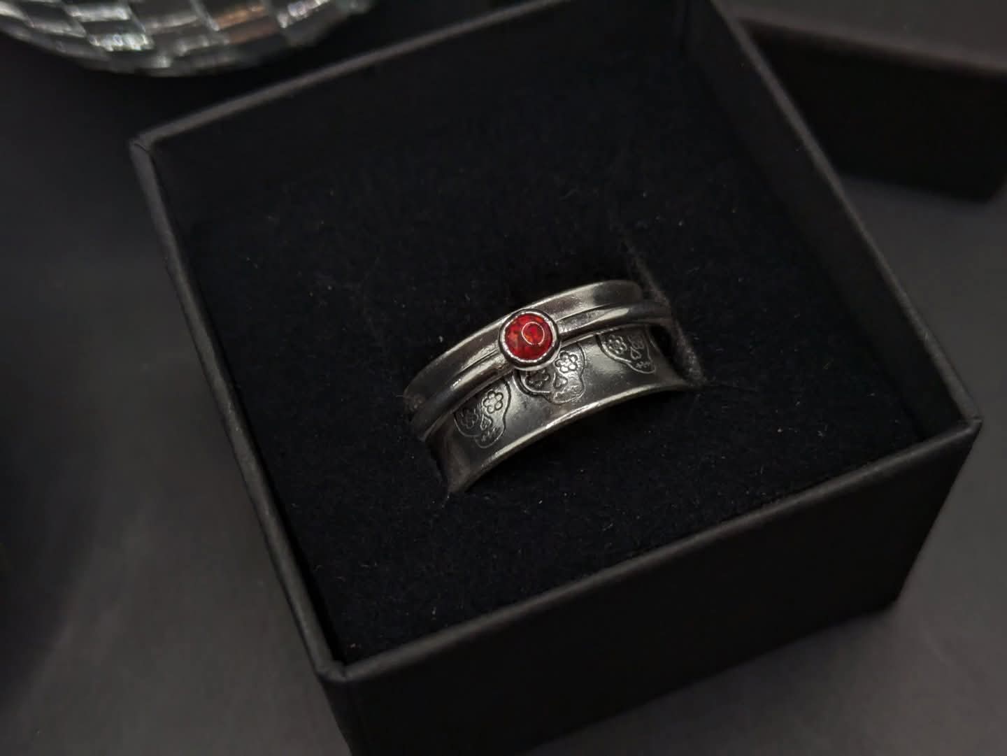 Candy Skull Spinner Ring