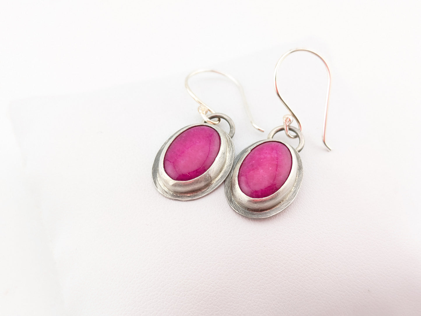 Pink Agate Oval Set