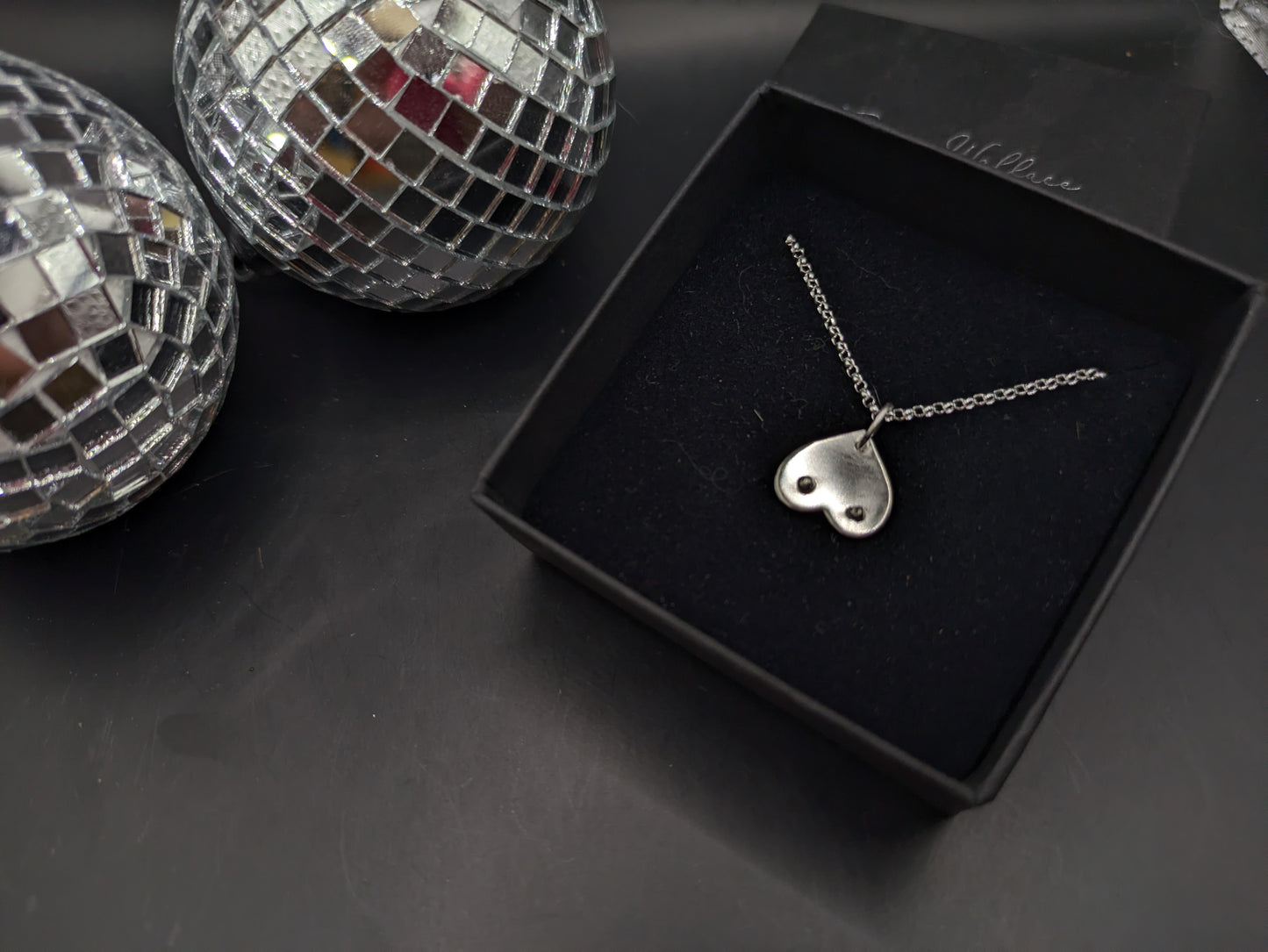 Silver Boob Necklace