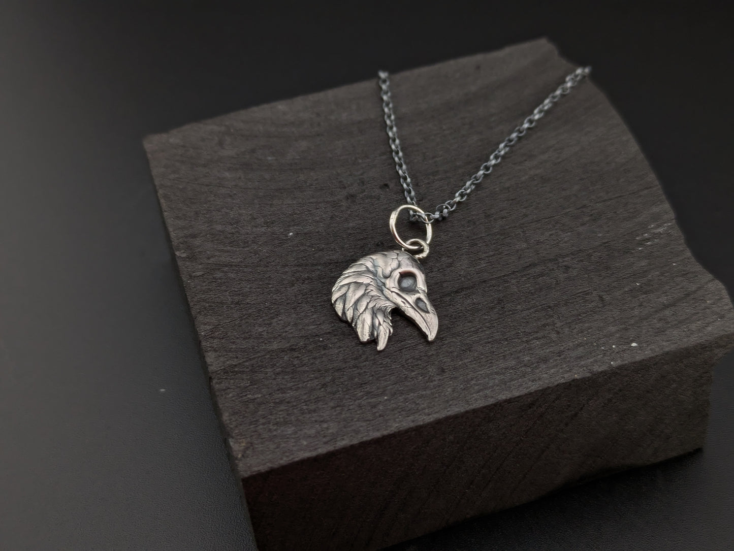 Raven Skull Pendant