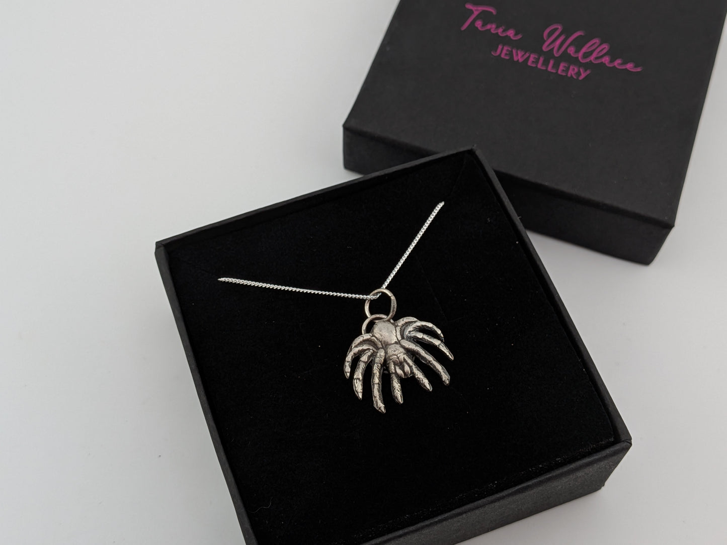 Sterling Silver Tarantula Spider Pendant