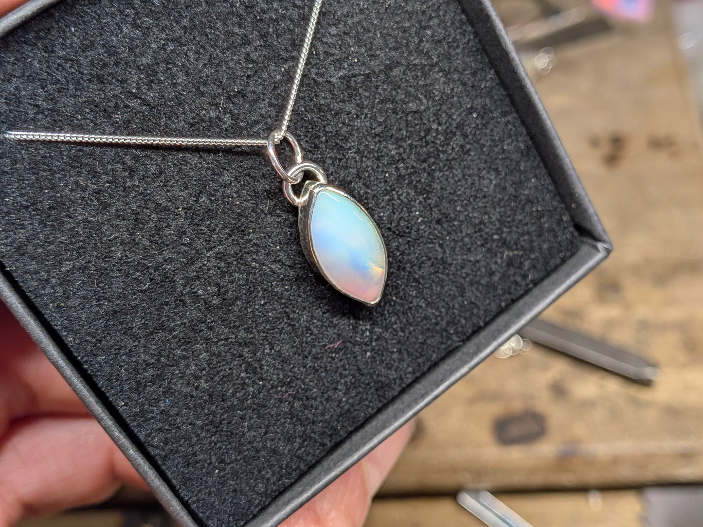 Small Aurora Opal Pendant