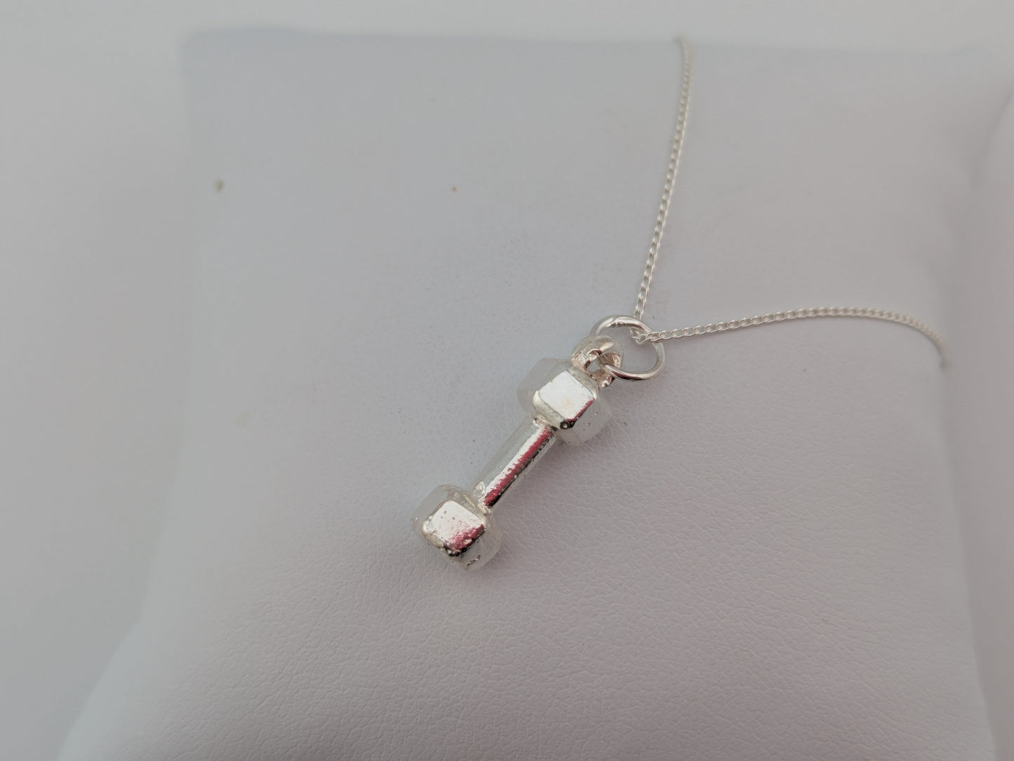 Mini Weight Sterling Silver Pendant