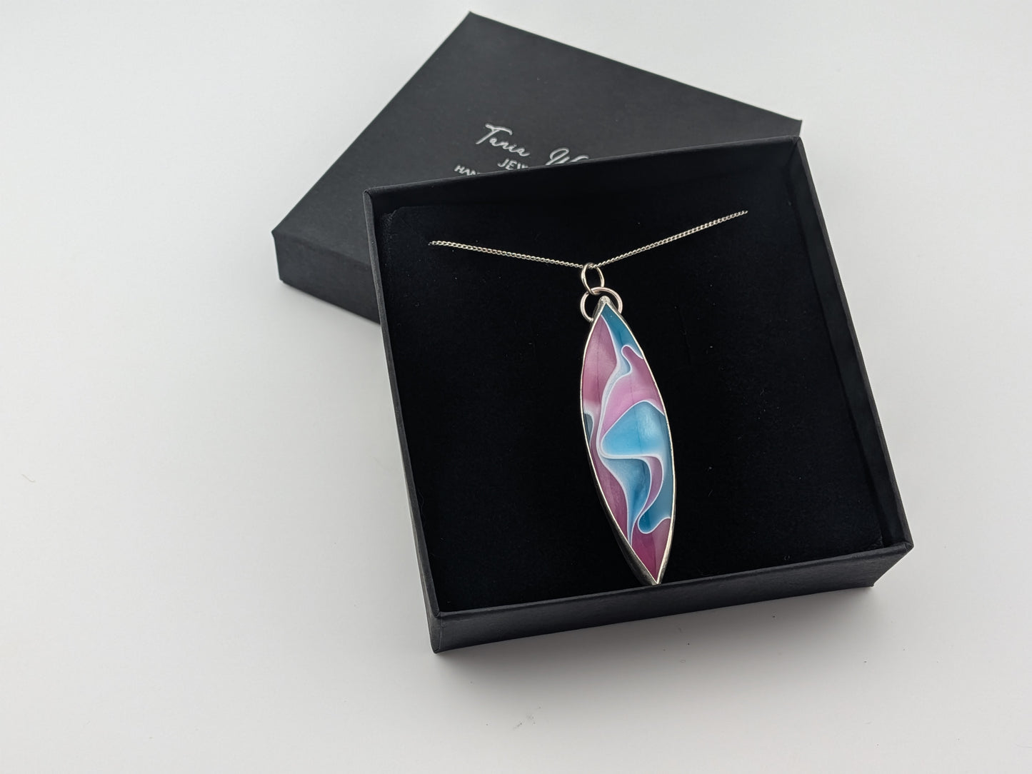 Pink and Blue Pendant